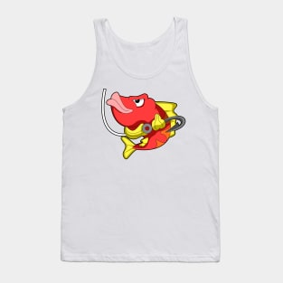 Fish with Fish hook Tank Top